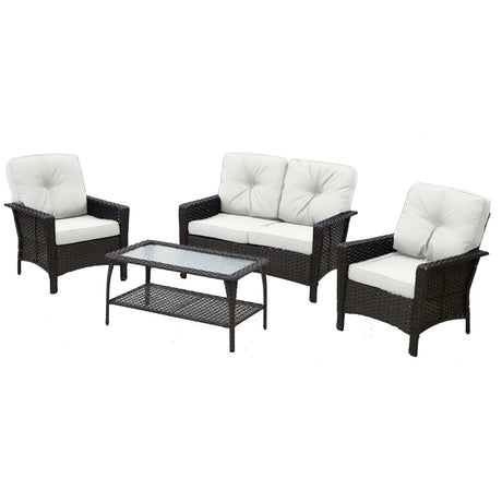 EAGLE PEAK 4 Pieces Patio Furniture Set_FCA - Eagle Peak Canopy and Outdoor Products