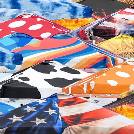 SHADE GRAPHiX Full Color and High Quality Dye Sublimated Designs - Eagle Peak Canopy and Outdoor Products