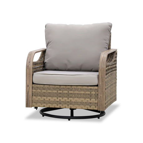 Wicker Glider Rocking Chair_MOD-A-P1 - Eagle Peak Canopy and Outdoor Products