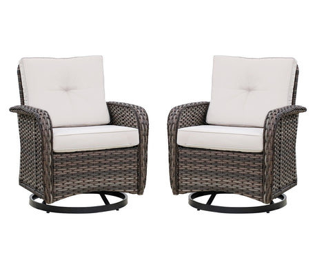 2pc Rattan Swivel Conversation Set_SRC-P2