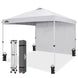 10X10 COMMERCIAL POP UP CANOPY TENT WITH ONE DETACHABLE SIDEWALL - Eagle Peak Custom Canopy Tent