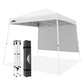 10x10 Pop Up Canopy Tent with Wall Panel, 10x10 Base 8x8 Top - Eagle Peak Custom Canopy Tent