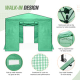 10x10 Walk In Pop Up Greenhouse - Eagle Peak Custom Canopy Tent