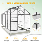 10x6x7 Polycarbonate and Aluminum Walk - in Greenhouse - Eagle Peak Custom Canopy Tent