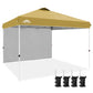 12x12 Commercial Heavy Duty Pop up Canopy with 1 Sidewall - Eagle Peak Custom Canopy Tent