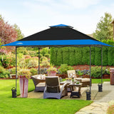 13x13 Straight Leg Pop Up Canopy Tent with 169 sqft of Shade - Eagle Peak Custom Canopy Tent