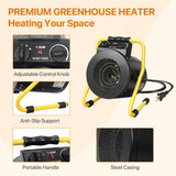 1500W Greenhouse Heater,black - Eagle Peak Custom Canopy Tent