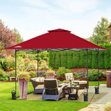 13x13 Straight Leg Pop Up Canopy Tent with 169 sqft of Shade