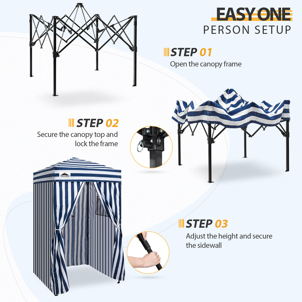 Flex Ultra Compact 4x4 Pop Up Changing Room Canopy