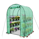 3 - Tier Walk in Greenhouse with Shelves,56.3”x56.3”x76‘’ - Eagle Peak Custom Canopy Tent