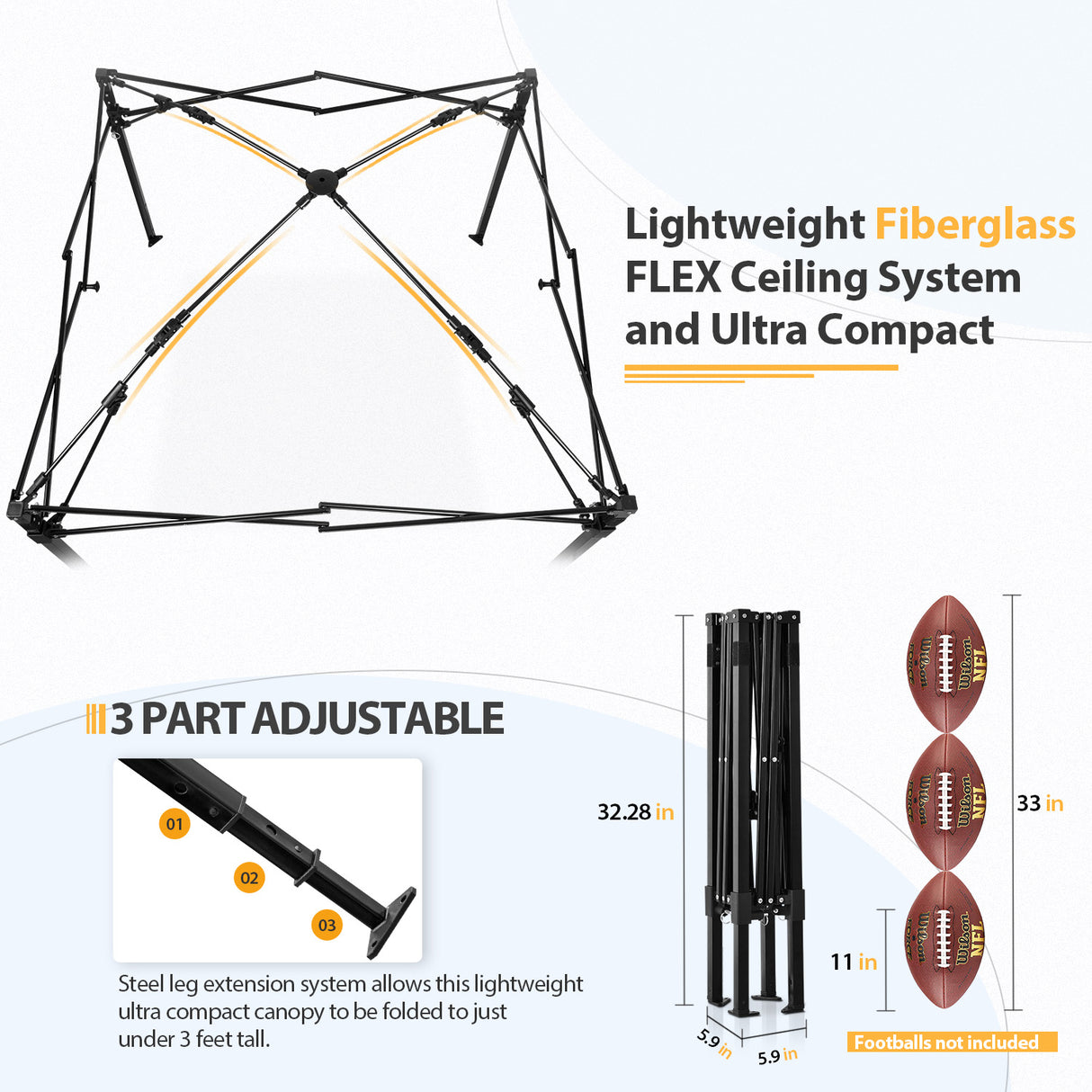 Flex Ultra Compact 4x4 Pop Up Changing Room Canopy