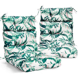 46'' x 22'' Tufted Outdoor/Indoor High Back Patio Chair Cushion, Set of 2 - Eagle Peak Custom Canopy Tent