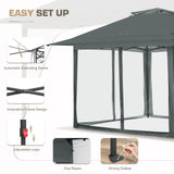 13x13 Pop Up Gazebo with Netting w/ 169 sqft of Shade - Eagle Peak Custom Canopy Tent