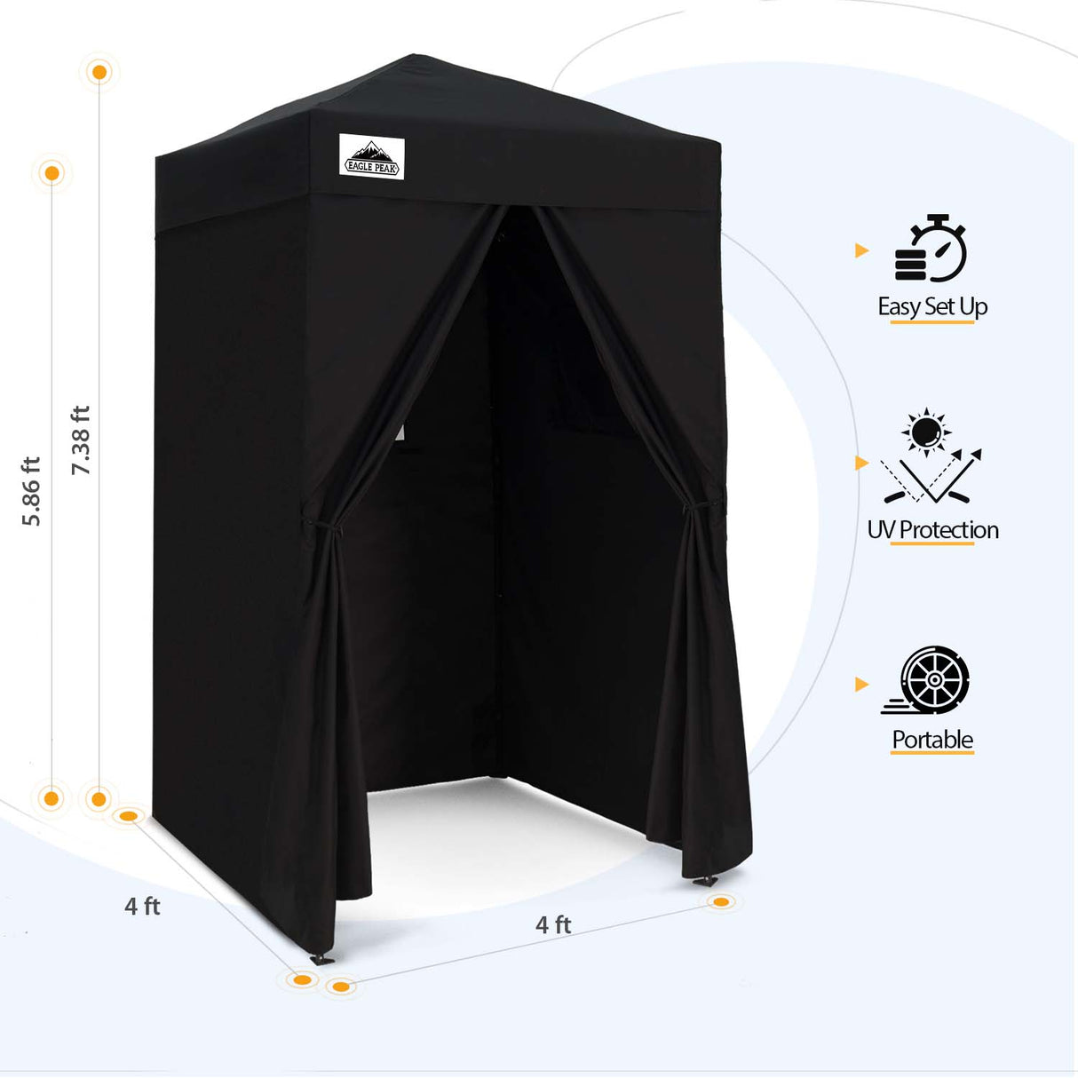 Flex Ultra Compact 4x4 Pop Up Changing Room Canopy