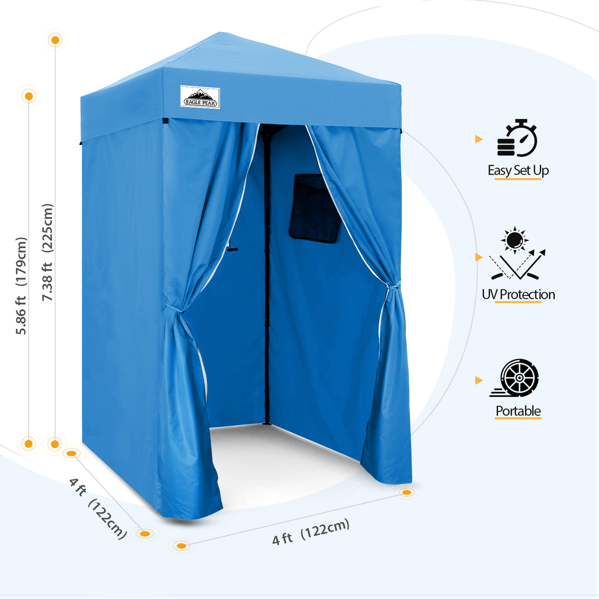 Flex Ultra Compact 4x4 Pop Up Changing Room Canopy