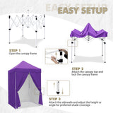 5x5 Instant Canopy with 4 - Side Wall Panels - Eagle Peak Custom Canopy Tent