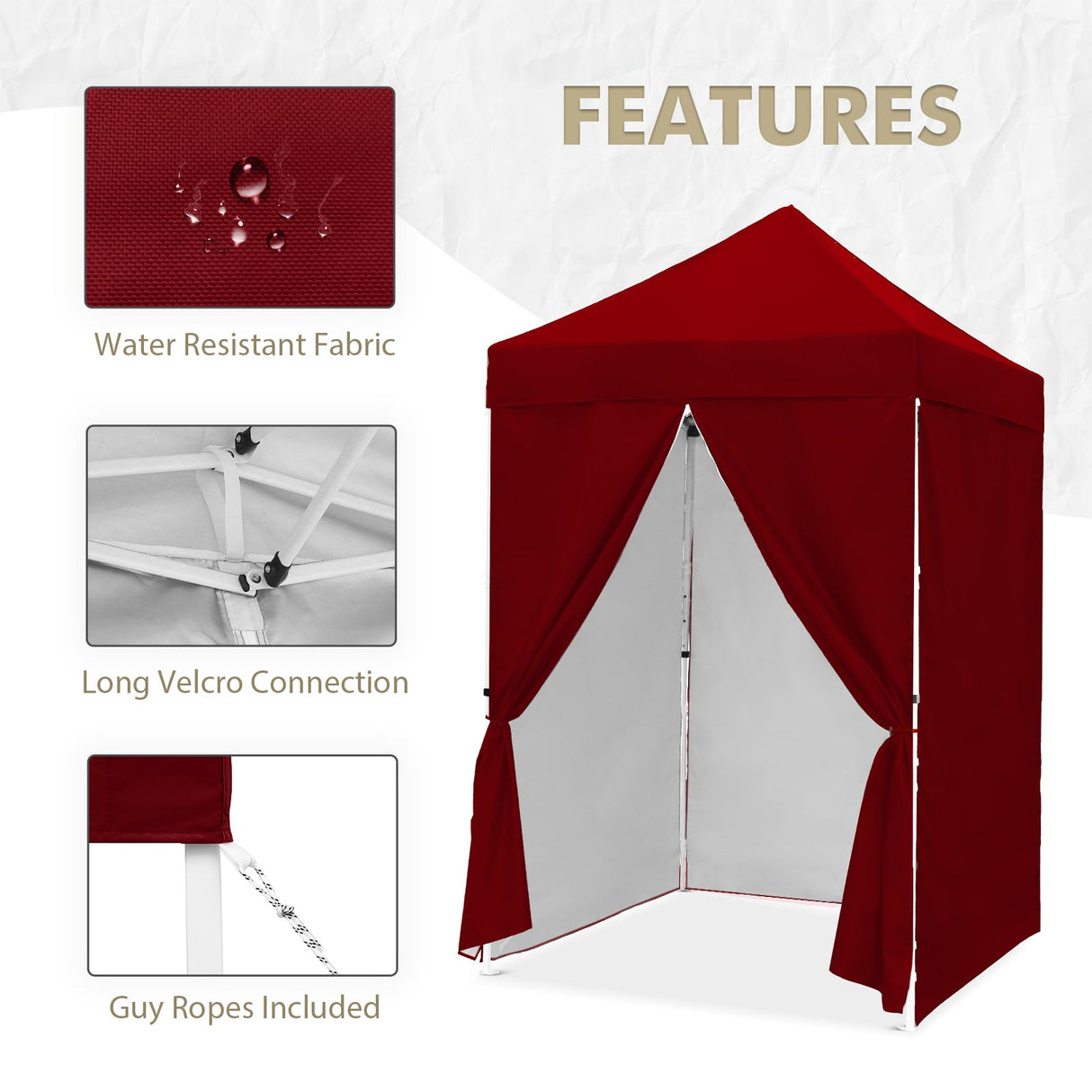 5x5 Instant Canopy with 4 - Side Wall Panels - Eagle Peak Custom Canopy Tent