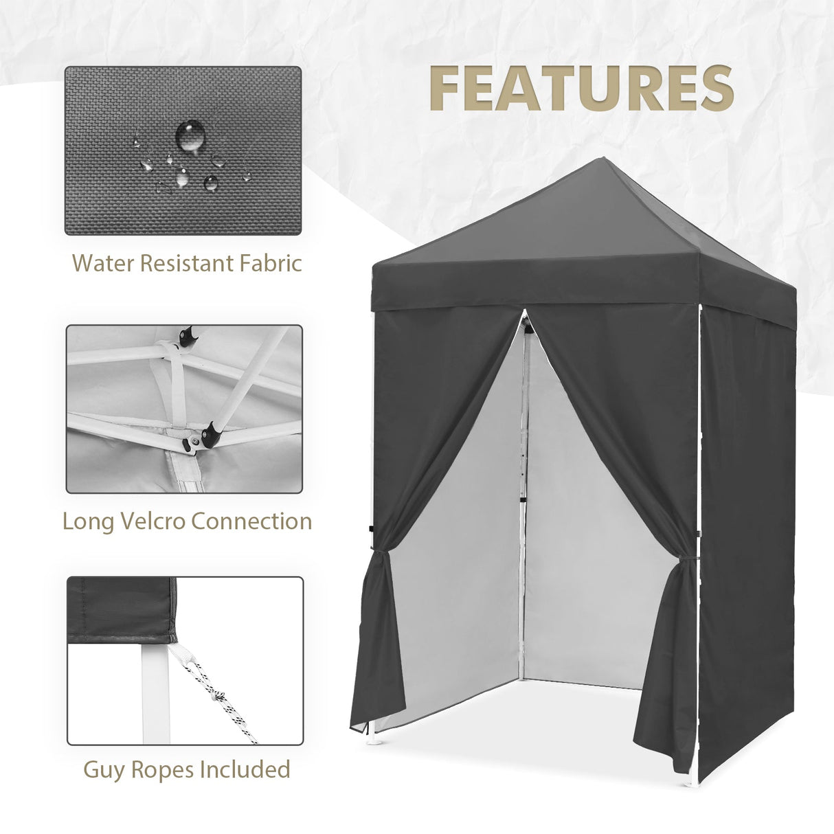 5x5 Instant Canopy with 4 - Side Wall Panels - Eagle Peak Custom Canopy Tent