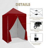 5x5 Instant Canopy with 4 - Side Wall Panels - Eagle Peak Custom Canopy Tent