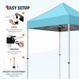 5x5 Pop Up Canopy Tent Instant Straight Leg Outdoor Canopy Easy Set - up - Eagle Peak Custom Canopy Tent