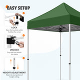 5x5 Pop Up Canopy Tent Instant Straight Leg Outdoor Canopy Easy Set - up - Eagle Peak Custom Canopy Tent