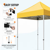 5x5 Pop Up Canopy Tent Instant Straight Leg Outdoor Canopy Easy Set - up - Eagle Peak Custom Canopy Tent