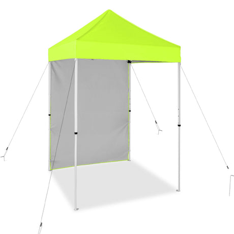 5x5 Straight Leg Pop Up Canopy Tent with One Removable Sunwall - Eagle Peak Custom Canopy Tent