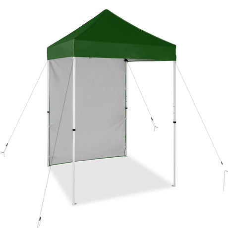 5x5 Straight Leg Pop Up Canopy Tent with One Removable Sunwall - Eagle Peak Custom Canopy Tent