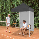 EAGLE PEAK Straight Leg Outdoor Portable Canopy Tent with Removable Sunwalls 5x5 ft, Carry Bag Included