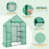 61"x28"x79"Walk in 3 - Tier Greenhouse - Eagle Peak Custom Canopy Tent