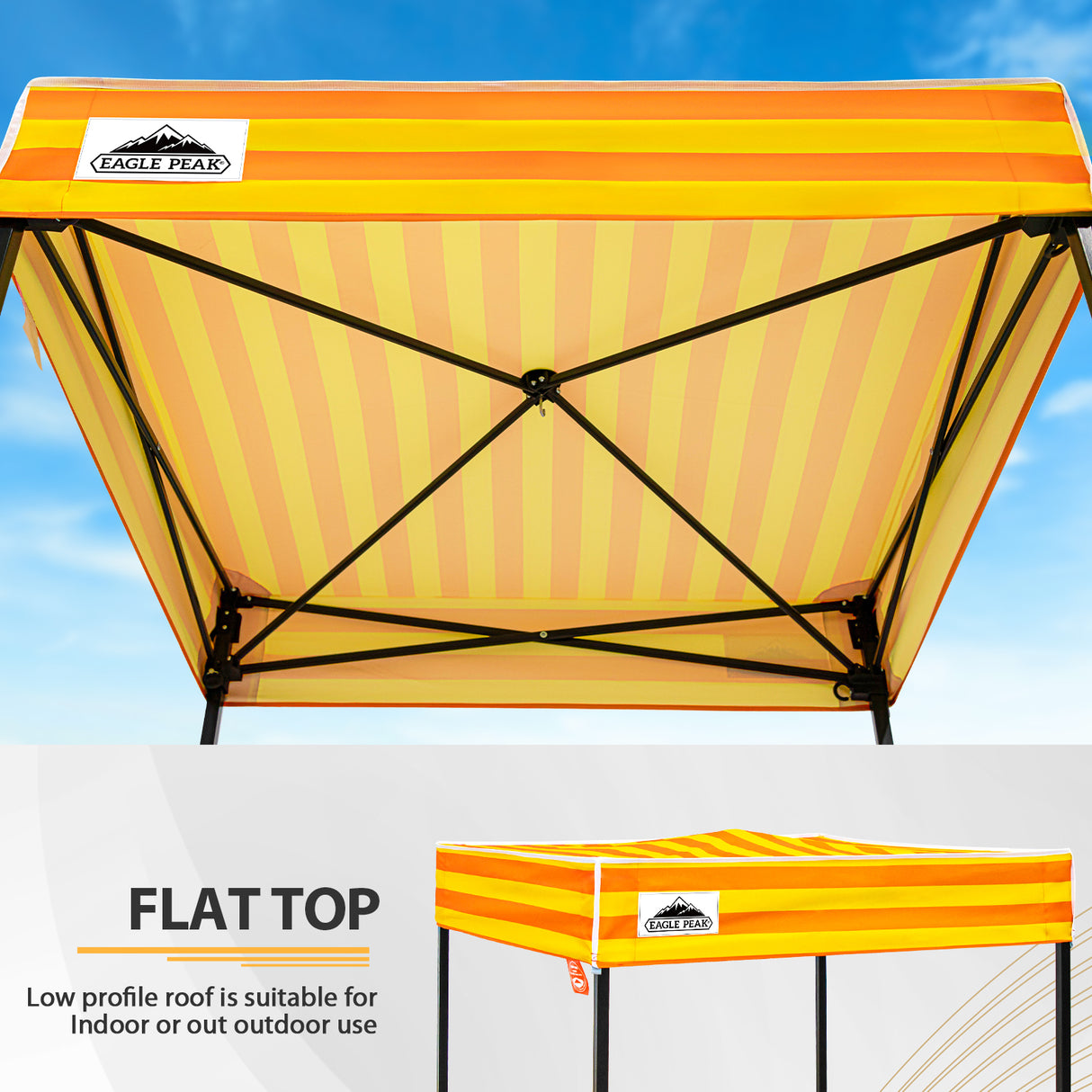 Flat Top 4x4 Pop-up Canopy Changing Room