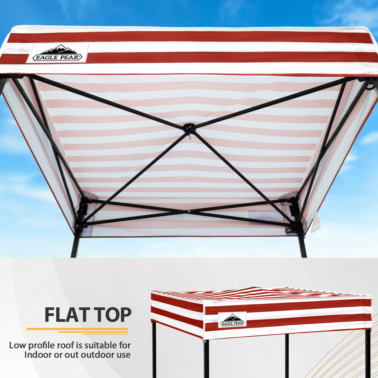 Flat Top 4x4 Pop-up Canopy Changing Room