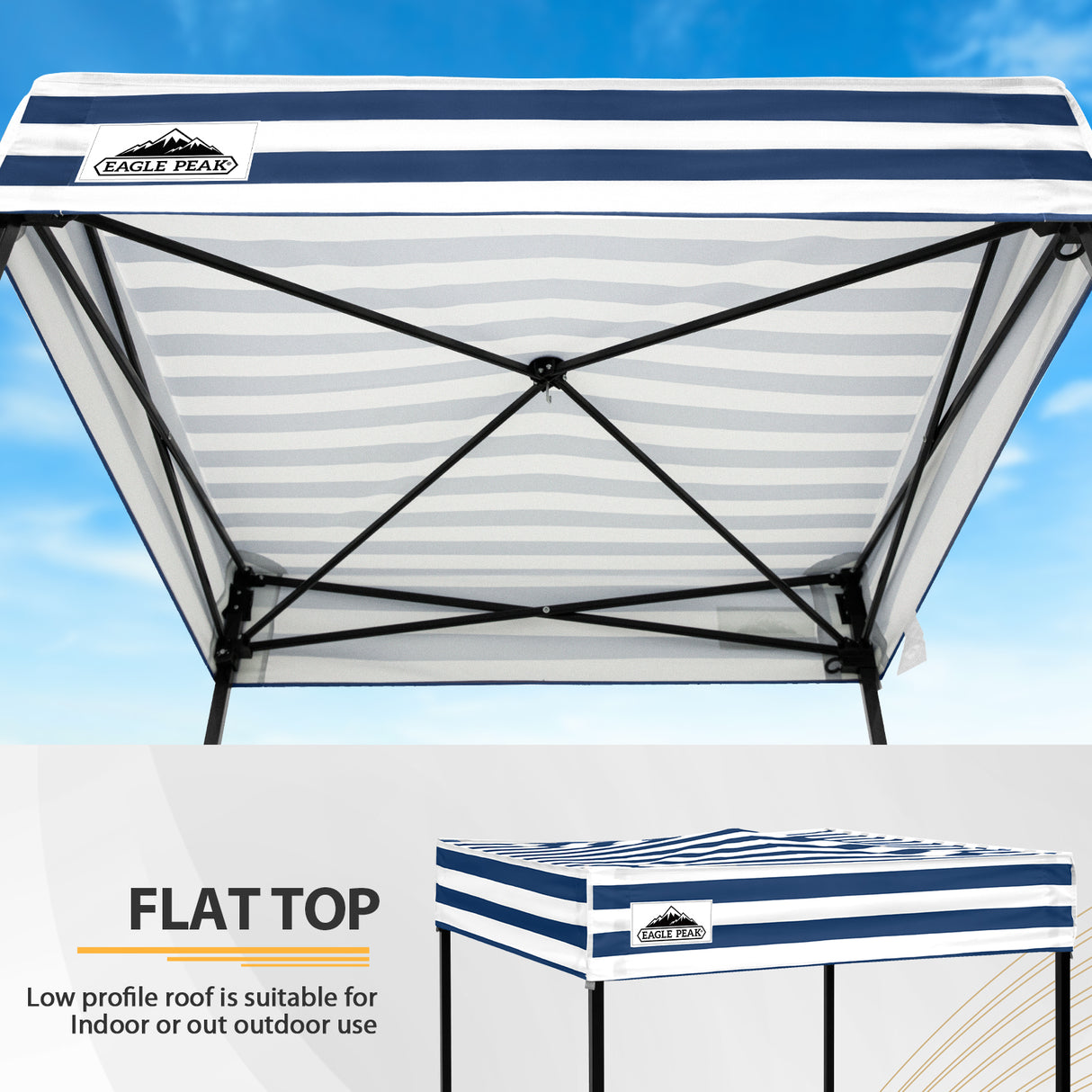 Flat Top 4x4 Pop-up Canopy Changing Room