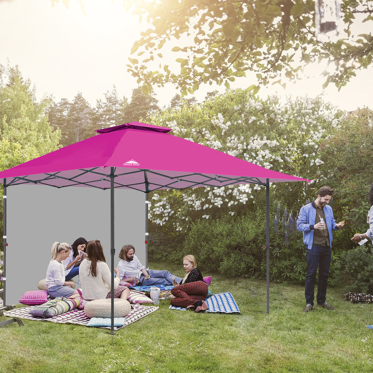 13x13 Pop Up Canopy Tent With Sidewall