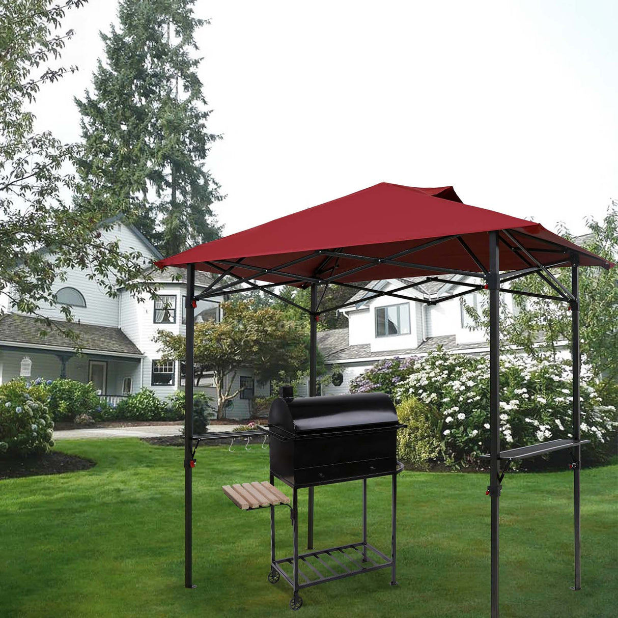 8x5 Pop up Grill Gazebo with Carry Bag and Air Vent - Eagle Peak Custom Canopy Tent