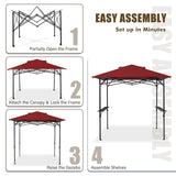 8x5 Pop up Grill Gazebo with Carry Bag and Air Vent - Eagle Peak Custom Canopy Tent