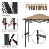 8x5 Pop up Grill Gazebo with Carry Bag and Air Vent - Eagle Peak Custom Canopy Tent