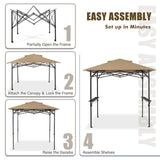 8x5 Pop up Grill Gazebo with Carry Bag and Air Vent - Eagle Peak Custom Canopy Tent