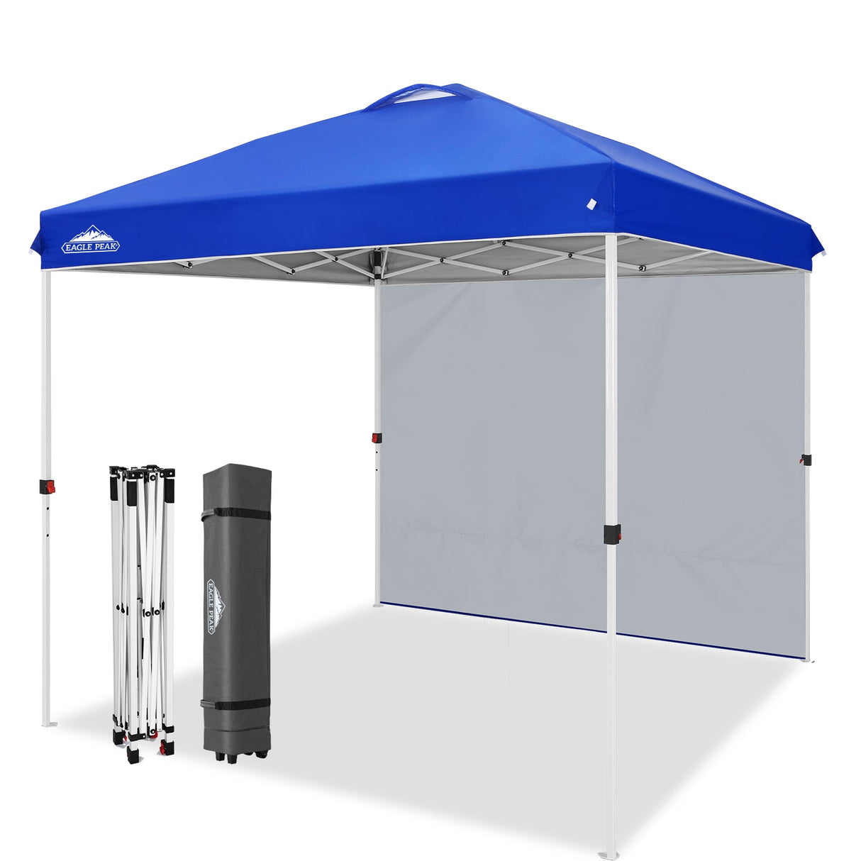 8x8 Pop Up Straight Leg Canopy with Sidewall - Eagle Peak Custom Canopy Tent