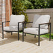 Sunset Dune Outdoor Patio Furniture Chair, 2 Chairs