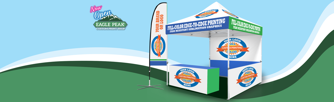 Custom Canopy Tents, Flags, Banners, and Table Covers