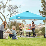 Easy Setup Straight Leg 10x10 Pop Up Canopy Tent w/ 100 sqft of Shade