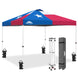 Easy Setup Straight Leg 10x10 Pop Up Canopy Tent w/ 100 sqft of Shade