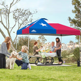 Easy Setup Straight Leg 10x10 Pop Up Canopy Tent w/ 100 sqft of Shade