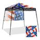 8x8 Backpack Pop Up Canopy Tent w/ Sidewall 8x8 Base 6x6 Top,Unique Printing Fabric