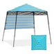 8x8 Backpack Pop Up Canopy Tent w/ Sidewall 8x8 Base 6x6 Top,Unique Printing Fabric