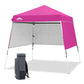 Day Tripper 8x8 Aluminum Super - Lightweight Slant Leg Pop Up Canopy with 3 Removable Walls - Eagle Peak Custom Canopy Tent