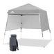 Day Tripper 8x8 Aluminum Super - Lightweight Slant Leg Pop Up Canopy with 3 Removable Walls - Eagle Peak Custom Canopy Tent