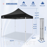 EAGLE PEAK 10x10 New Heavy Duty Pop up Commercial Canopy Tent with Roller Bag and 4 Sandbags - Eagle Peak Canopy and Outdoor Products