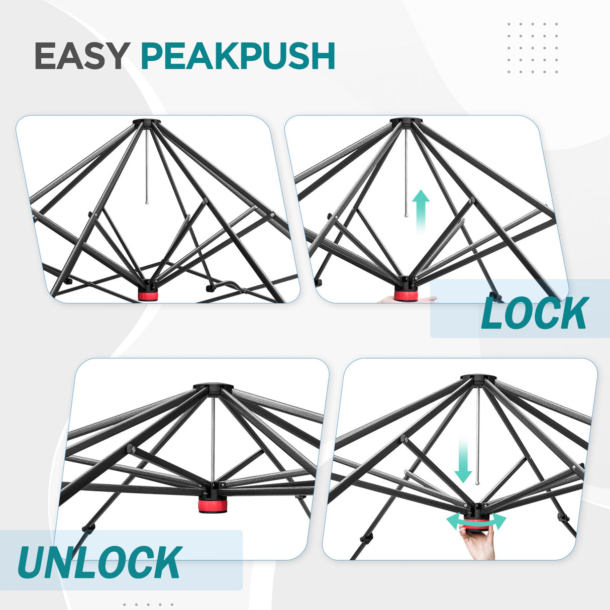 EAGLE PEAK 10x10 Pop - up Walk - in Greenhouse - Eagle Peak Canopy and Outdoor Products